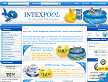 Tablet Screenshot of intexpool.de