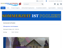 Tablet Screenshot of intexpool.ch